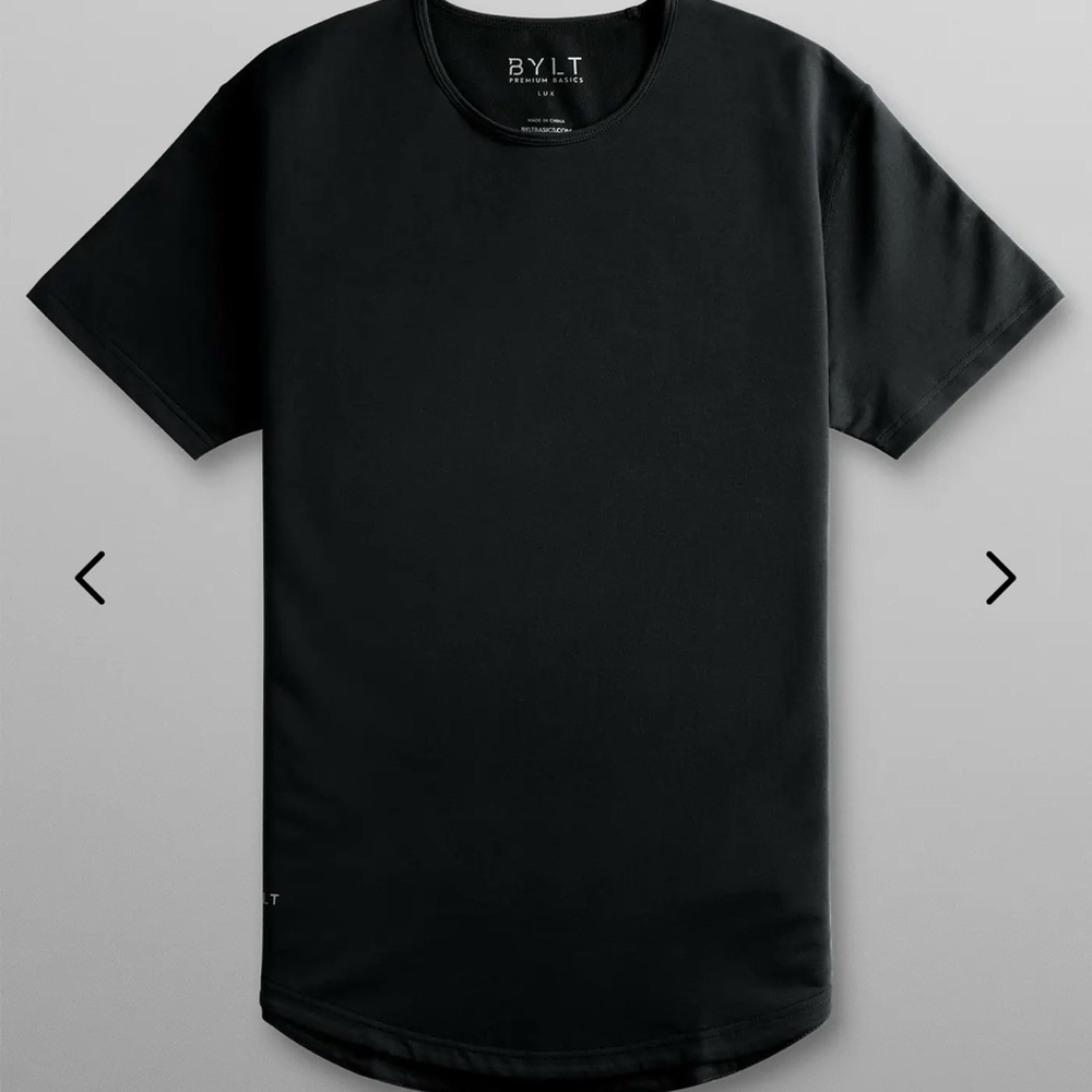 Men’s BYLT Black Crew Neck T-Shirt